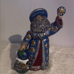 Vintage Gare Millennium Santa Claus Christmas Figurine